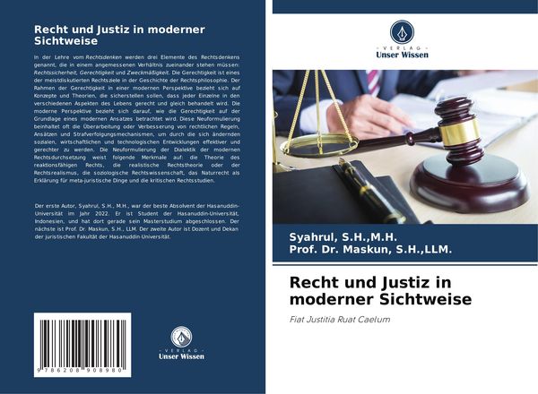 Produktbild: Recht und Justiz in moderner Sichtweise