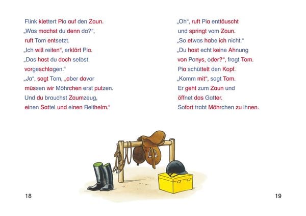 LESEMAUS zum Lesenlernen Sammelbände: Meine liebsten Pony-Silben-Geschichten