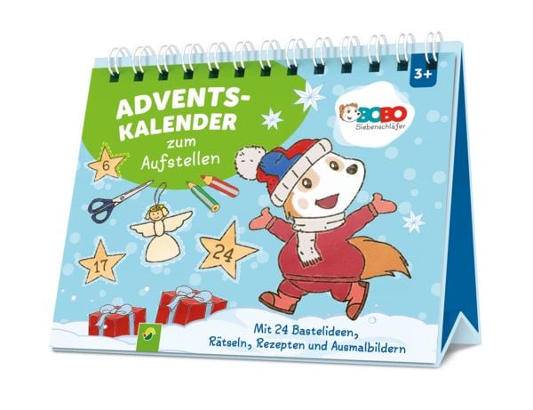 Produktbild: Bobo Siebenschl&auml;fer Adventskalender zum Aufstellen