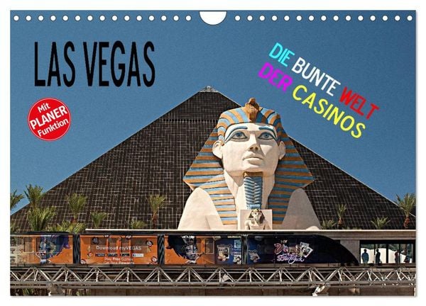 Produktbild: Las Vegas - Die bunte Welt der Casinos (Wandkalender 2026 DIN A4 quer), CALVENDO Monatskalender