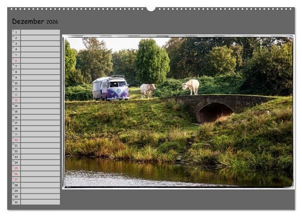 Produktbild: Oldtimer auf Tour (Wandkalender 2026 DIN A2 quer), CALVENDO Monatskalender