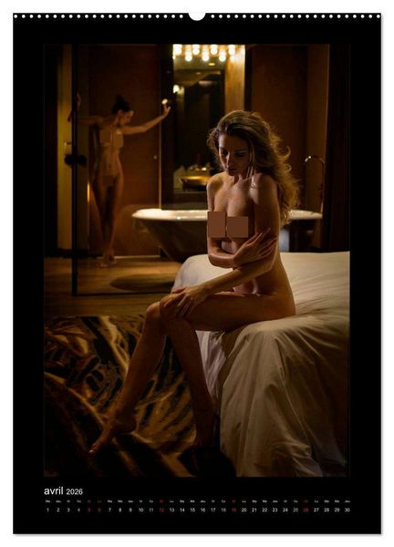 Produktbild: Une nuit &agrave; l'h&ocirc;tel (Calendrier mural 2026 DIN A2 horizontal) calendrier de bureau