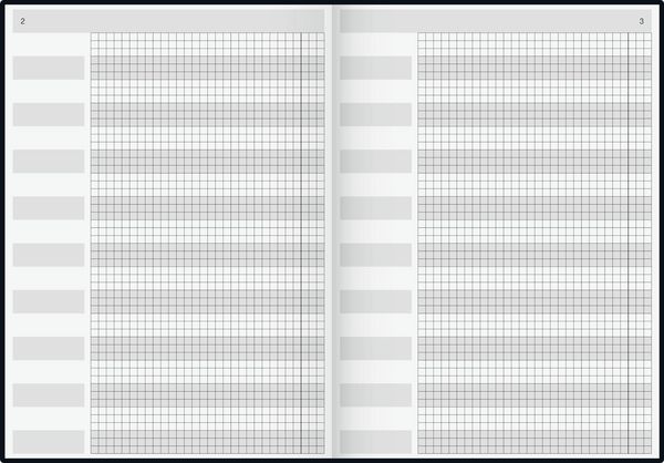 Produktbild: BRUNNEN 1072440907 Buchkalender Premium TimeCenter Mod. 724 2027 A4, Kunststoff, schwarz