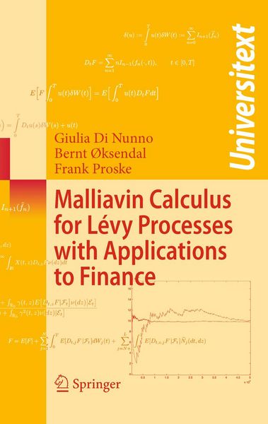Produktbild: Malliavin Calculus for L&eacute;vy Processes with Applications to Finance