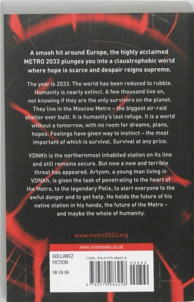 Produktbild: Glukhovsky, D: METRO 2033
