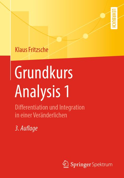 Produktbild: Grundkurs Analysis 1