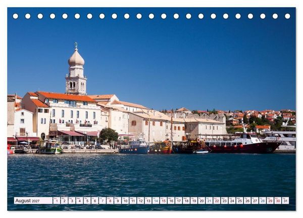 Produktbild: Istria &ndash; Coastal Wonders, Historic Cities, and Island Dreams (Desk Calendar 2027 DIN A5 landscape), CALVENDO 12 Month DeskCalendar