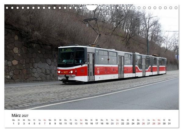 Produktbild: Stra&szlig;enbahnen in Europa (Wandkalender 2027 DIN A4 quer), CALVENDO Monatskalender