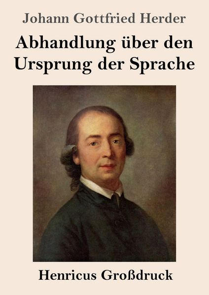Produktbild: Abhandlung &uuml;ber den Ursprung der Sprache (Gro&szlig;druck)