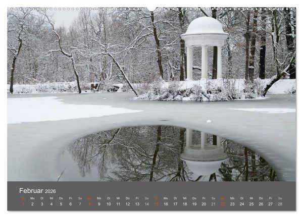Produktbild: Leipzig - Parks und Landschaften (hochwertiger Premium Wandkalender 2026 DIN A2 quer), Kunstdruck in Hochglanz