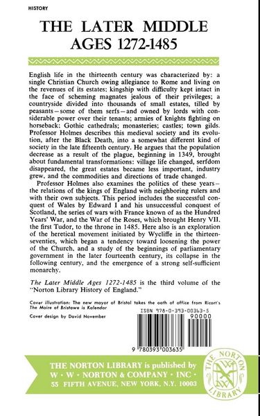 Produktbild: The Later Middle Ages, 1272-1485