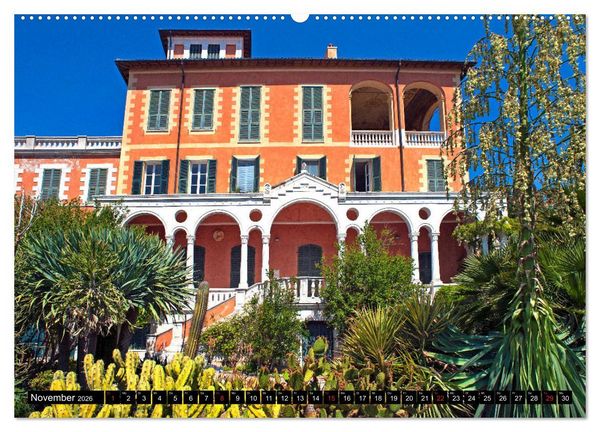 Produktbild: Zauberhafte Riviera - Die Hanbury G&auml;rten (hochwertiger Premium Wandkalender 2026 DIN A2 quer), Kunstdruck in Hochglanz