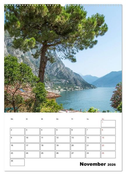 Produktbild: LIMONE SUL GARDA Unvergessliche Momente (hochwertiger Premium Wandkalender 2026 DIN A2 hoch), Kunstdruck in Hochglanz