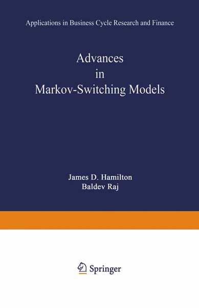 Produktbild: Advances in Markov-Switching Models
