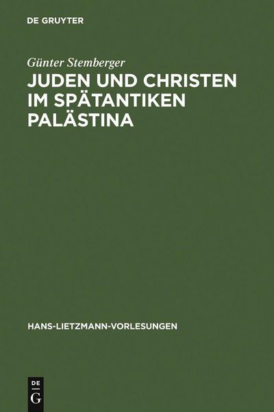 Produktbild: Juden und Christen im sp&auml;tantiken Pal&auml;stina