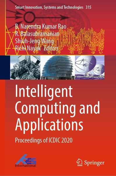 Produktbild: Intelligent Computing and Applications