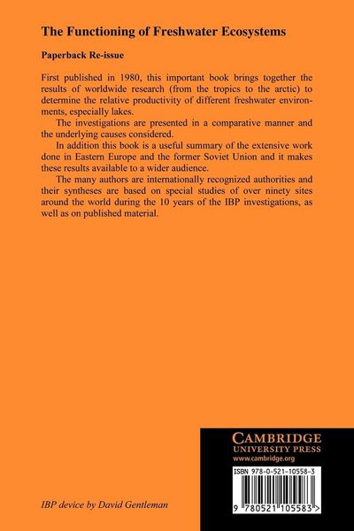 Produktbild: The Functioning of Freshwater Ecosystems