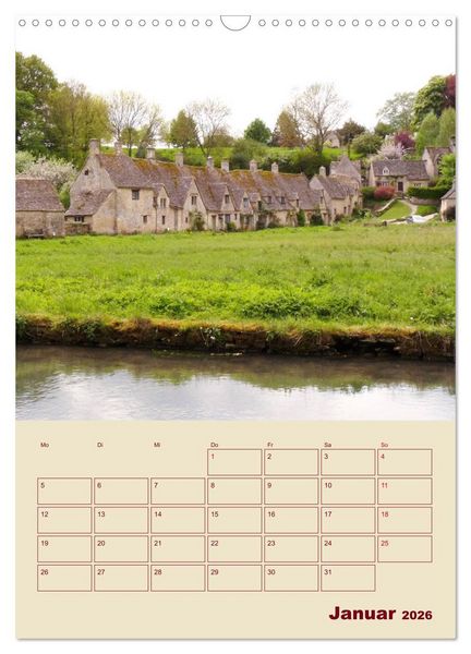 Produktbild: Die Cotswolds Englands gr&uuml;nes Herz (Wandkalender 2026 DIN A3 hoch), CALVENDO Monatskalender