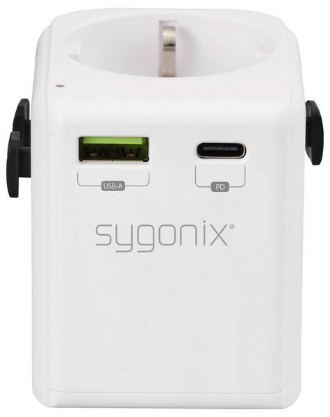 Produktbild: Sygonix SY-6951598 Reiseadapter USA/Australien/China/Grossbritannien/Hongkong