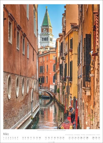 Produktbild: Venezia Kalender 2027 - La Serenissima
