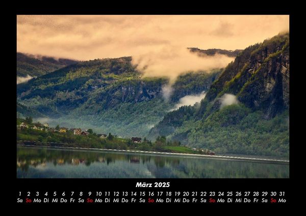 Produktbild: Bergige Welten 2025 Fotokalender DIN A3