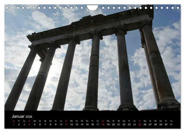 Produktbild: Vade mecum Romam - Geh mit mir nach Rom (Wandkalender 2026 DIN A4 quer), CALVENDO Monatskalender