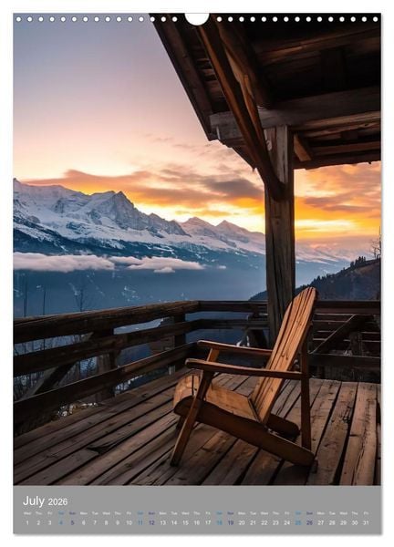 Produktbild: Chairscape (Wall Calendar 2026 DIN A3 portrait), CALVENDO 12 Month Wall Calendar