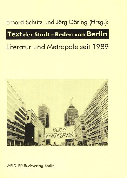 Produktbild: Text der Stadt - Reden von Berlin