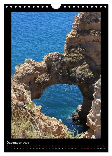 Produktbild: Blickpunkte Algarve (Wandkalender 2026 DIN A4 hoch), CALVENDO Monatskalender