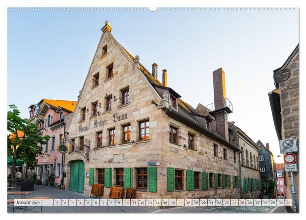 Produktbild: F&uuml;rth Impressionen (Wandkalender 2026 DIN A2 quer), CALVENDO Monatskalender