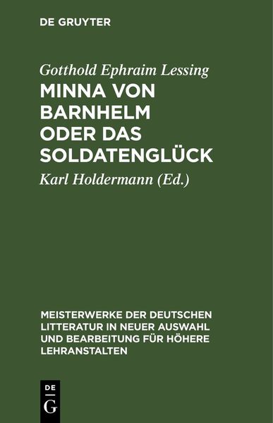 Produktbild: Minna von Barnhelm oder das Soldatengl&uuml;ck