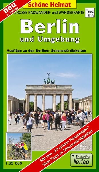 Produktbild: Berlin und Umgebung 1 : 35 000. Gro&szlig;e Radwander- und Wanderkar