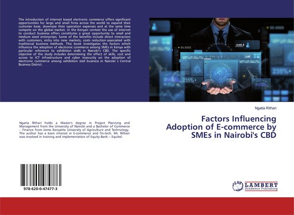 Produktbild: Factors Influencing Adoption of E-commerce by SMEs in Nairobi's CBD