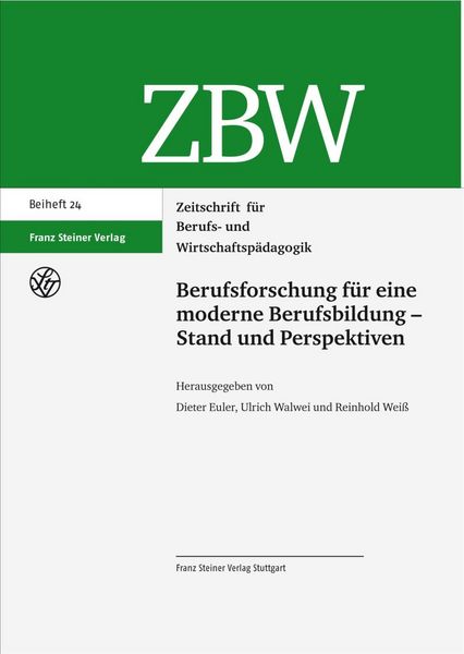 Produktbild: Berufsforschung f&uuml;r eine moderne Berufsbildung - Stand und Perspektiven