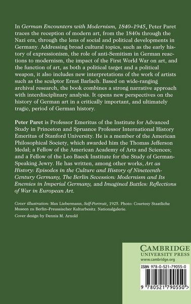 Produktbild: German Encounters with Modernism, 1840 1945