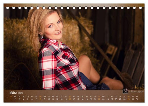 Produktbild: Western Girls (Tischkalender 2026 DIN A5 quer), CALVENDO Monatskalender