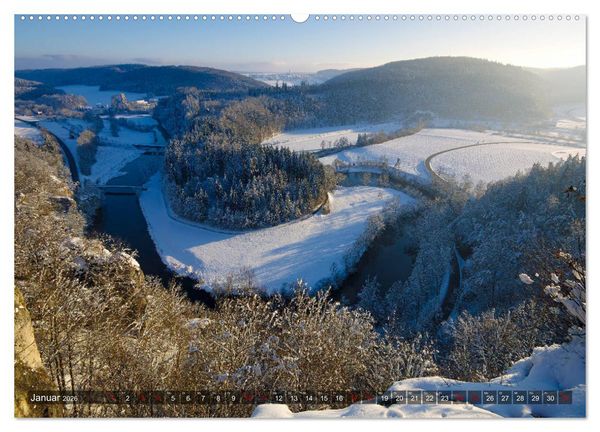 Produktbild: JahresZeiten an der Oberen Donau (Wandkalender 2026 DIN A2 quer), CALVENDO Monatskalender