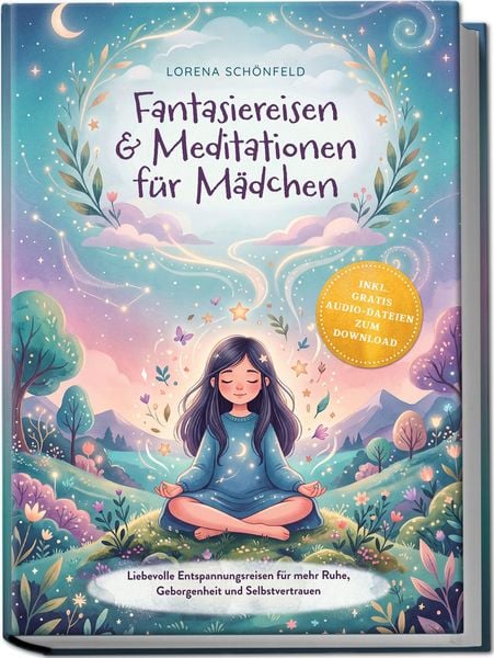 Produktbild: Fantasiereisen & Meditationen f&uuml;r M&auml;dchen: Liebevolle Entspannungsreisen f&uuml;r mehr Ruhe, Geborgenheit und Selbstvertrauen &ndash; inkl. gratis Audio-Dateien zum Download