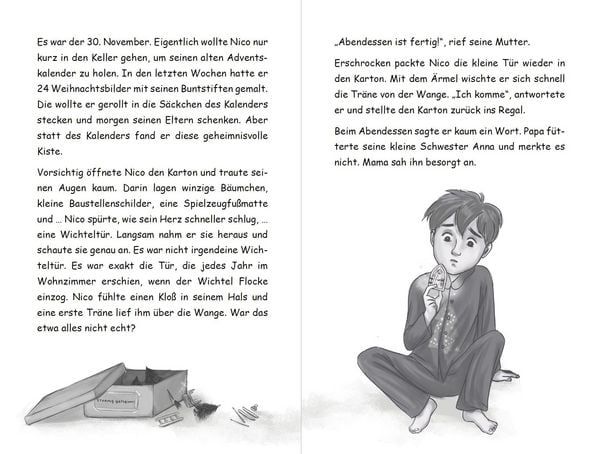 Produktbild: Wichtel-Adventskalender-Buch | Eine magische Wichtelgeschichte f&uuml;r Kinder von 4 bis 10 Jahren | Nico und Flocke im Land der Wichtel | Zum Vorlesen & Selbstlesen im Advent | F&uuml;r Erstleser