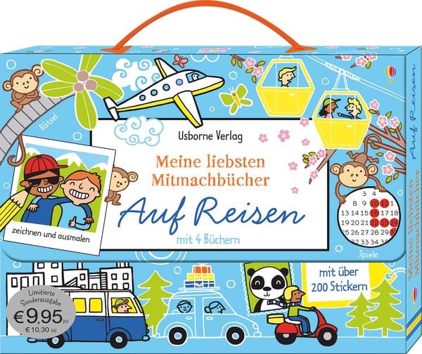 Meine liebsten Mitmachbücher: Auf Reisen, Taschenbuch von , Usborne, 978-1-78941-071-6