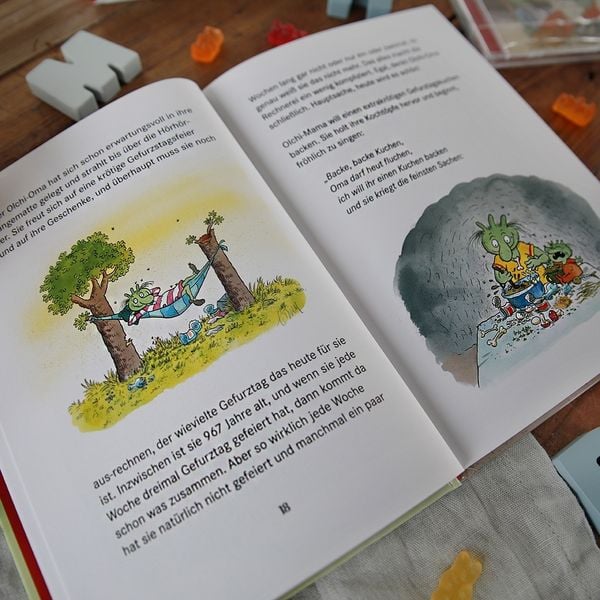 Produktbild: Die Olchis finden einen Schatz und andere krötige Abenteuer