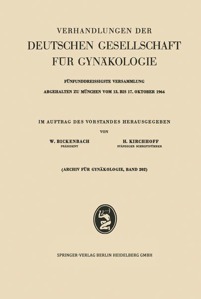 Produktbild: Verhandlungen der Deutschen Gesellschaft f&uuml;r Gyn&auml;kologie