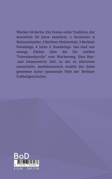 Produktbild: SC Wacker 04