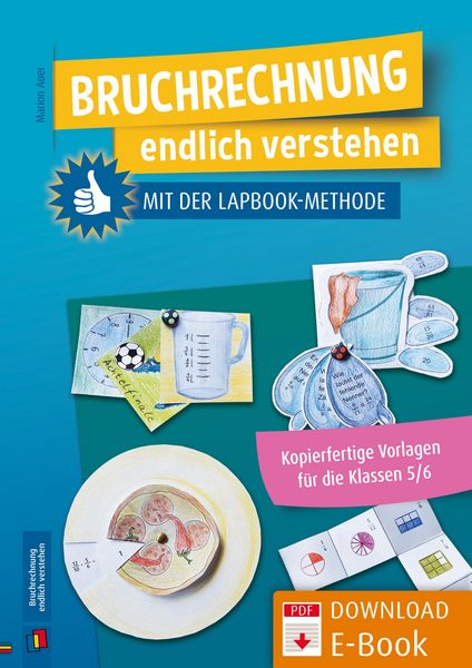 Produktbild: Bruchrechnung endlich verstehen mit der Lapbook-Methode