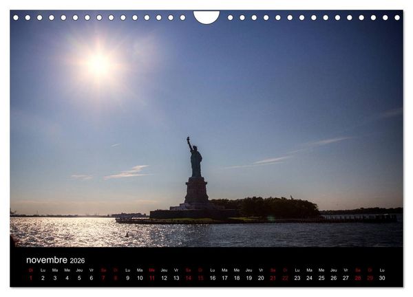 Produktbild: Balade New-Yorkaise, Manhattan (Calendrier mural 2026 DIN A4 vertical), CALVENDO calendrier mensuel