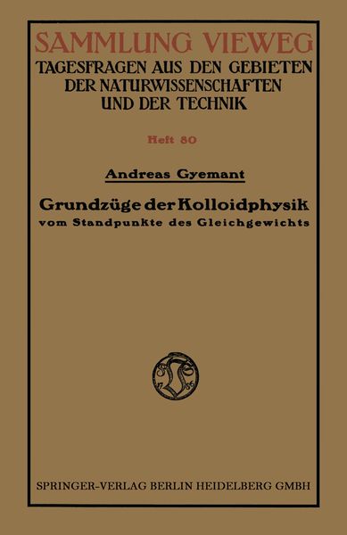 Produktbild: Grundz&uuml;ge der Kolloidphysik