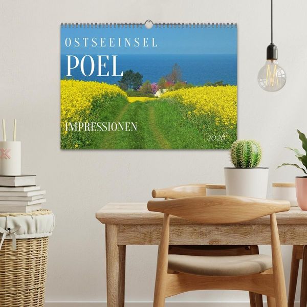 Produktbild: Ostseeinsel Poel - K&uuml;stenimpressionen (Wandkalender 2026 DIN A3 quer), CALVENDO Monatskalender