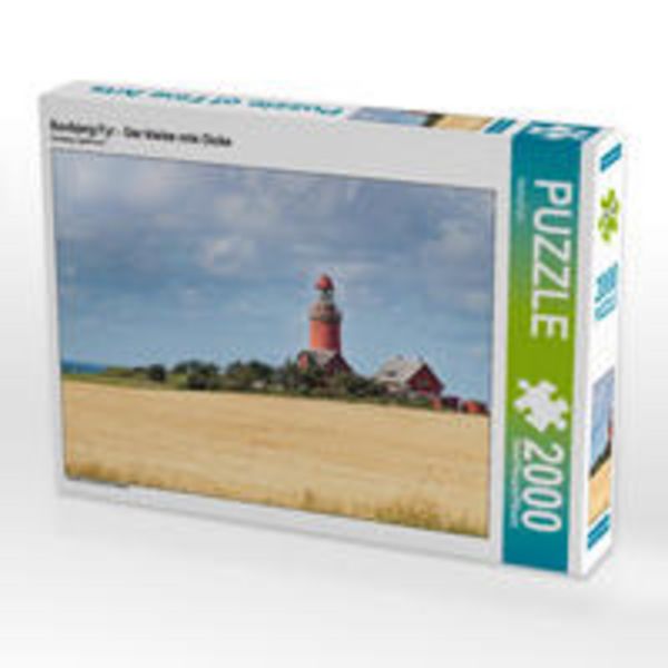 CALVENDO Puzzle Bovbjerg Fyr - Der kleine rote Dicke | 2000 Teile Lege-Größe 90 × 67 cm Foto-Puzzle für glückliche Stunden