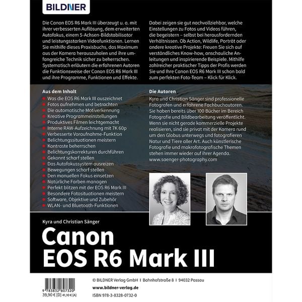 Produktbild: Canon EOS R6 Mark III - Das umfangreiche Praxisbuch zu Ihrer Kamera