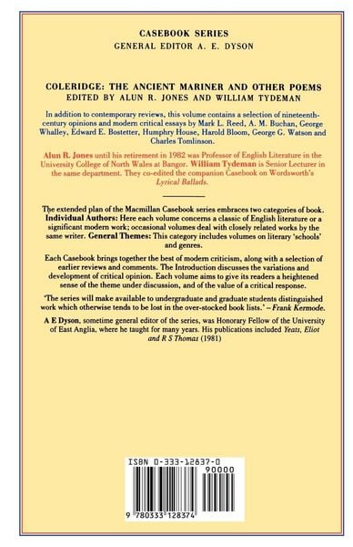 Produktbild: Coleridge: The Ancient Mariner and other Poems